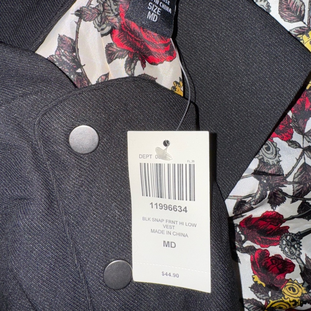 Goth Vest with Tails - Picture 3 of 3